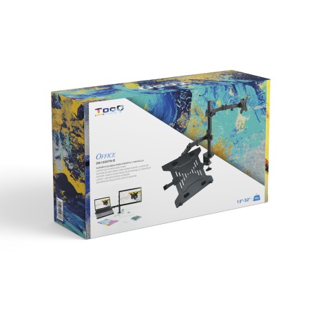 Soporte de mesa tooq para pantalla 13 pulgadas - 32 pulgadas y portatil