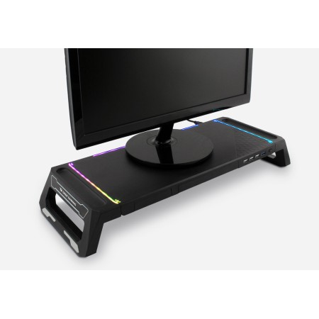Elevador soporte de monitor deep gaming con hub usb