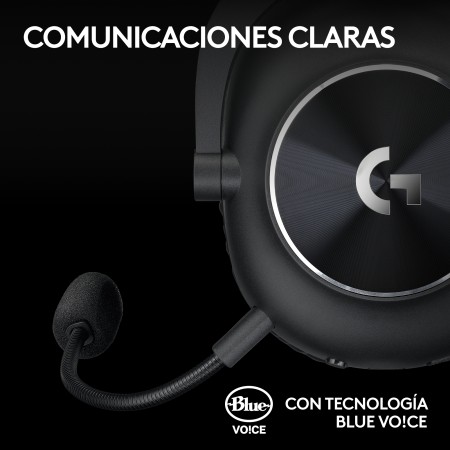 Auriculares gaming logitech g pro x 2 inalámbricos con lightspeed negros