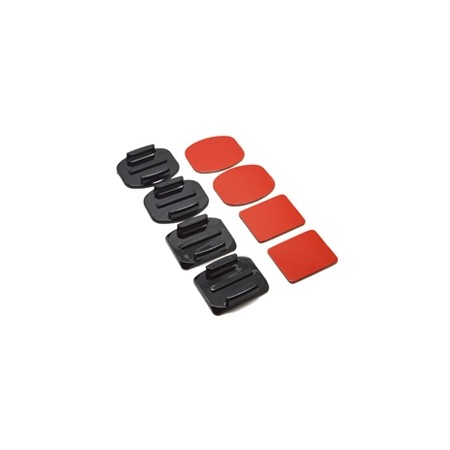 Accesorio soporte adhesivo 3m curvos  + planos phoenix para camaras sport & gopro hero 4 - 3+ - 3 - 2 - 1 flat and curved adhesi