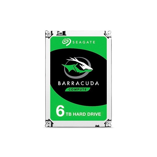Disco duro interno hdd seagate barracuda st6000dm003 6tb 3.5 pulgadas 5400 rpm -  256mb -  sata 3