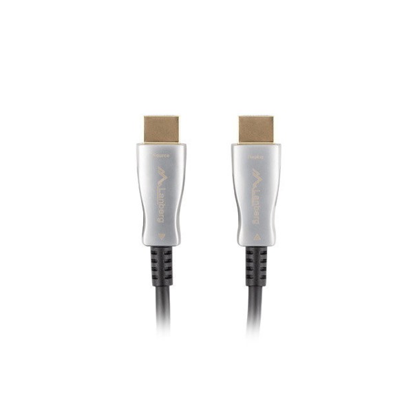 Cable hdmi lanberg m - m v2.0 optico aoc 80m negro