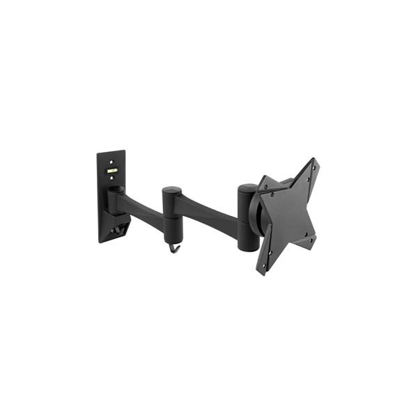 Soporte pared tv tooq lp2323tn - b 13 pulgadas -  27 pulgadas giratorio - inclinable carga maxima 15kg