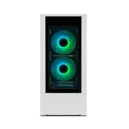 Caja ordenador gaming nox hummer nemesis atx 2 x usb 3.0 2 x usb 2.0 blanca argb