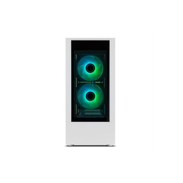 Caja ordenador gaming nox hummer nemesis atx 2 x usb 3.0 2 x usb 2.0 blanca argb