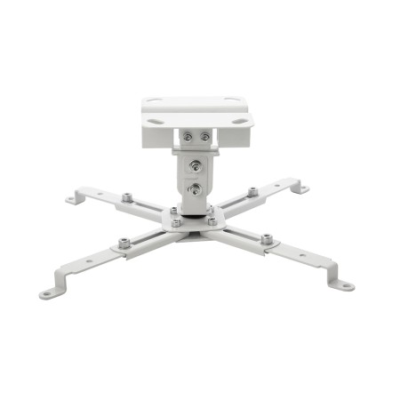 Soporte de proyector de techo y pared rota 360º inclinacion 10º blanco