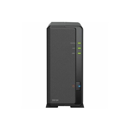 Servidor nas synology disk station ds124 1gb 1 bahias gigabit ethernet