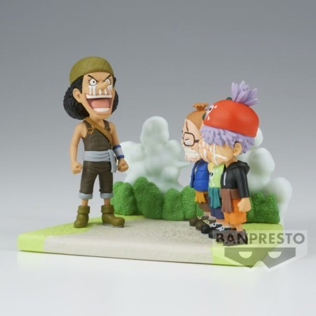 Figura banpresto one piece world collectable log stories usopp pirates 7cm