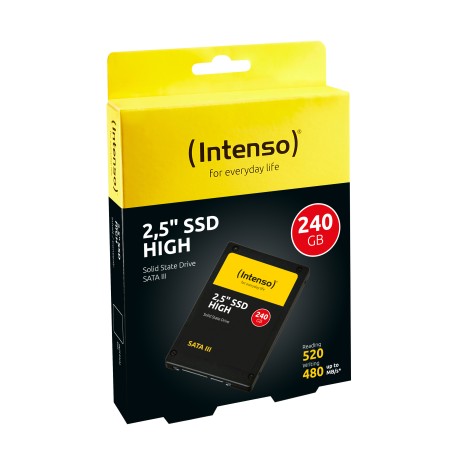 Disco duro interno solido ssd intenso high 240gb 2.5 pulgadas sata3