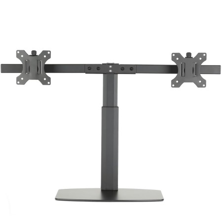 Soporte de mesa ewent ew1538 con resorte de gas para 2 monitores de hasta 27 pulgadas