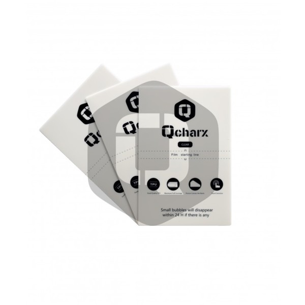 Laminas de proteccion frontales qcharx hidrogel hd qx1 lite 10 unidades