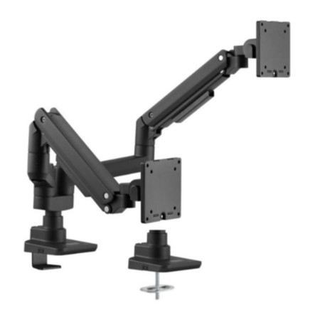 Soporte mesa equip vesa hasta 35 pulgadas 100x100 max 20kg doble pantalla negro