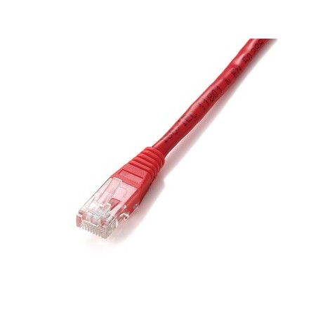 Cable red equip latiguillo rj45 u -  utp cat6 1m rojo
