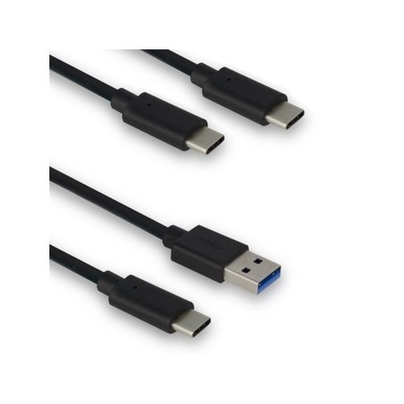 Carcasa ewent para disco duro 2.5 pulgadas usb 3.1 inclue cable tipo c - c y c - a