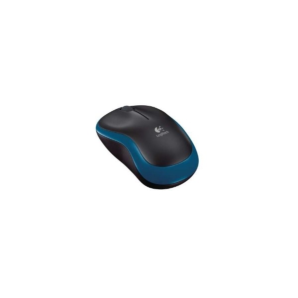 Mouse logitech wireless m185 optico azul  2.4ghz