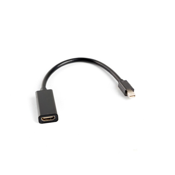 Adaptador lanberg minidisplayport macho -  hdmi hembra 20cm negro