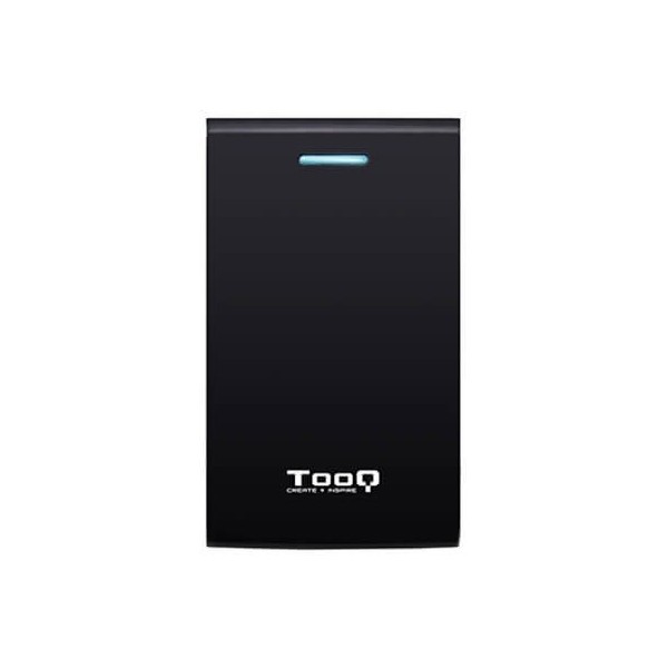 Caja externa 2.5 pulgadas sata tooq tqe - 2526b negro usb 3.0 -  5gbps -  compatible hdd 9.5mm - 12.5mm