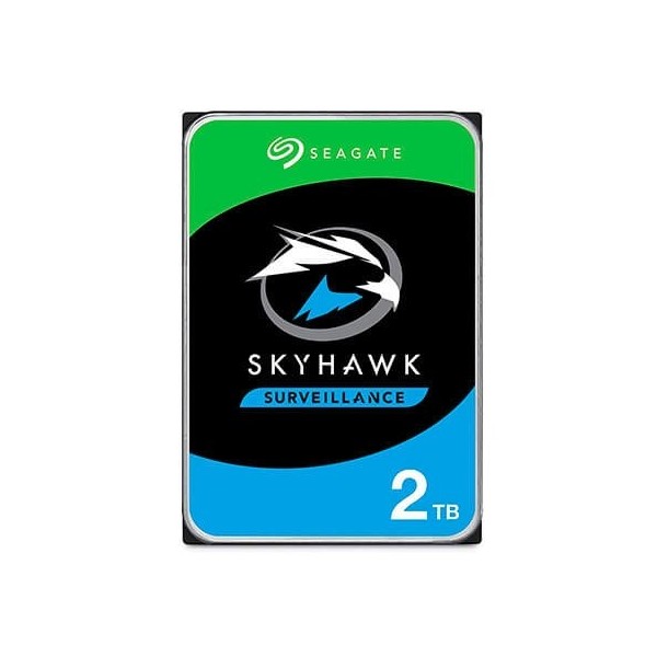 Disco duro interno hdd seagate skyhawk st2000vx015 2tb 3.5 pulgadas -  256mb -  sata 6gb - s