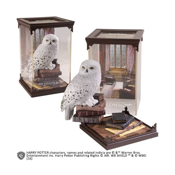 Figura the noble collection harry potter criaturas magicas hedwig