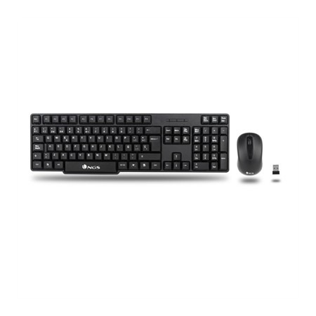 Kit teclado + mouse raton ngs euphoria kit wireless inalambrico