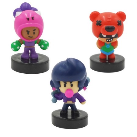 Figuras brawl stars caja  pack 3 aleatorio