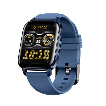 Reloj smartwatch leotec multisport crystal ip68 azul 1.69 pulgadas