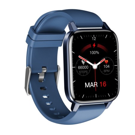 Reloj smartwatch leotec multisport crystal ip68 azul 1.69 pulgadas