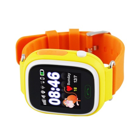 Reloj smartwatch leotec kids way gps antiperdida naranja 1.22 pulgadas