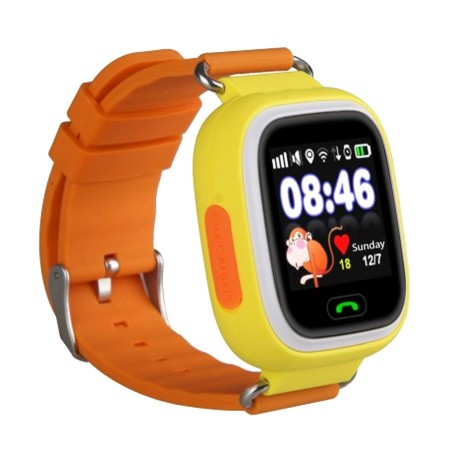 Reloj smartwatch leotec kids way gps antiperdida naranja 1.22 pulgadas