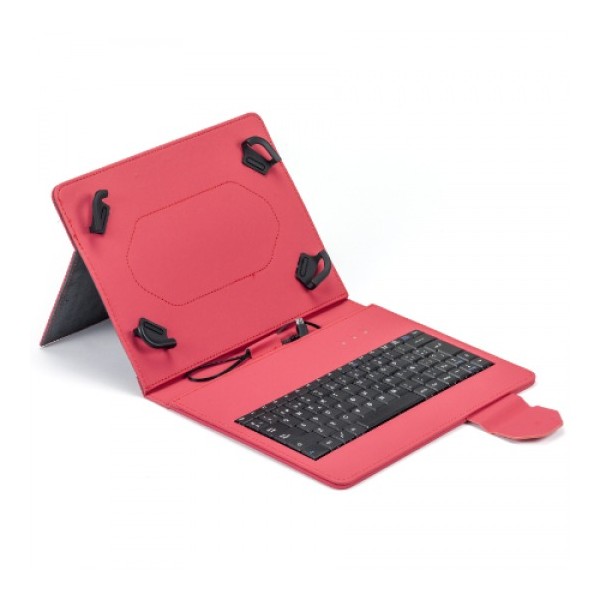 Funda tablet maillon urban teclado usb 9.7 pulgadas -  11 pulgadas rojo