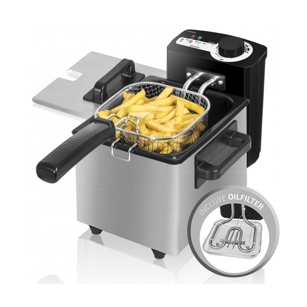 Freidora cecotec cleanfry 1.5l