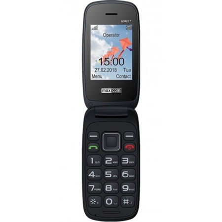 Telefono movil maxcom mm817 red -  2.4 pulgadas -  2g color rojo y negro