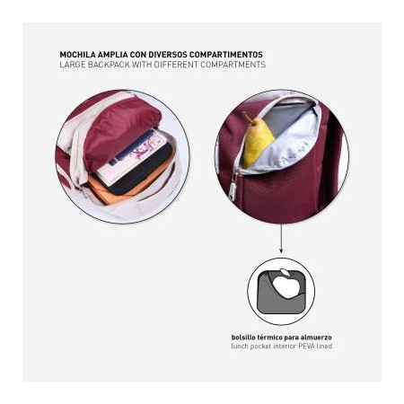 Mochila escolar grande cerdá harry potter gryffindor 44 cm