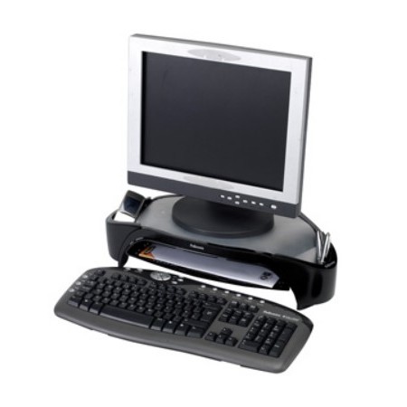 Soporte elevador monitor fellowes plus smart suites - hasta 21 pulgadas - hasta 18kg