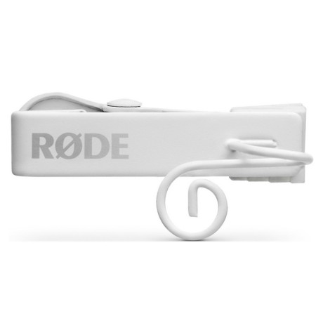 Microfono rode lavalier go white jack 3.5mm trs - 110db - omnidirectional - blanco