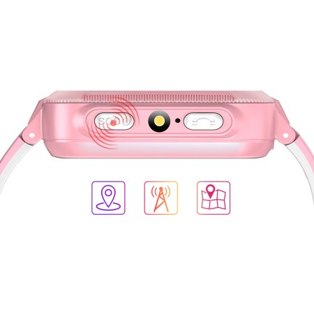 Reloj smartwatch forever kidswatch findme 2 kw - 210 color rosa