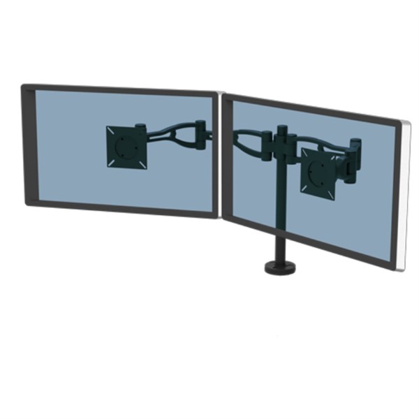 Soporte mesa fellowes 2 brazos hasta 26 pulgadas 100x100 max 20kg