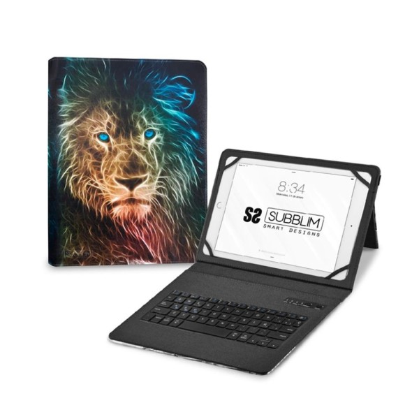 Funda + teclado subblim keytab pro 11 pulgadas trendy leon