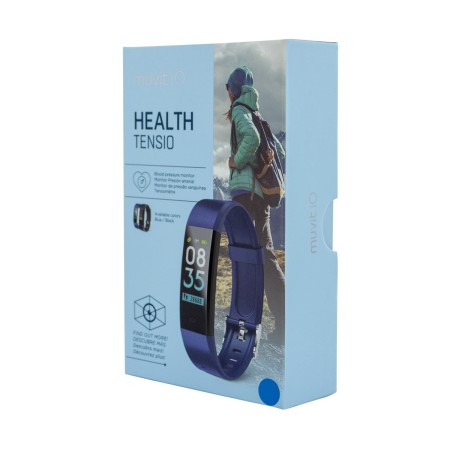 Pulsera smartband muvit io health tensio lite azul