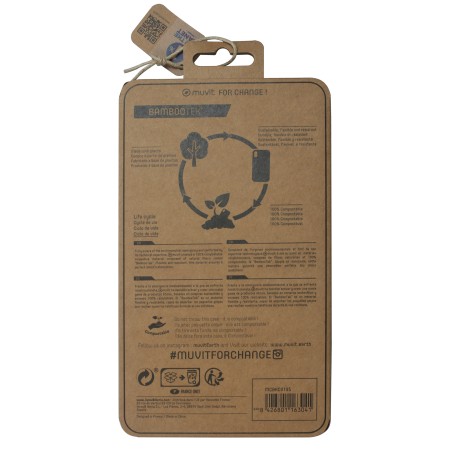 Funda muvit bambootek coton para apple iphone 12 - 12 pro