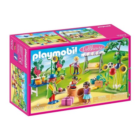 Playmobil casa de muñecas fiesta de cumpleaños infantil