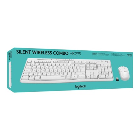 Teclado + mouse raton logitech mk295 silent wireless inalambrico frances