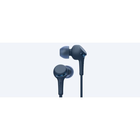 Auriculares sony wixb400 azul -  extra bass -  bluetooth -  carga rapida