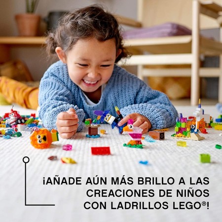 Lego creativo ladrillos creativos transparentes