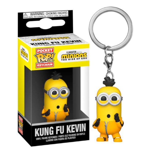 Funko pop keychain llavero minions 2 kung fu kevin 47798