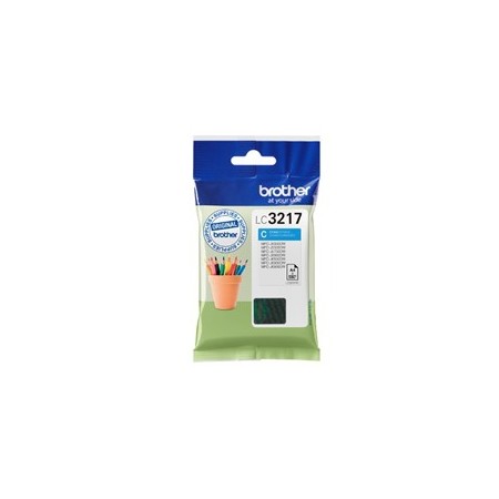 Cartucho tinta brother lc3217c cian 550 paginas mfcj5330dw -  mfcj5730dw -  mfcj6530dw -  mfcj6930dw