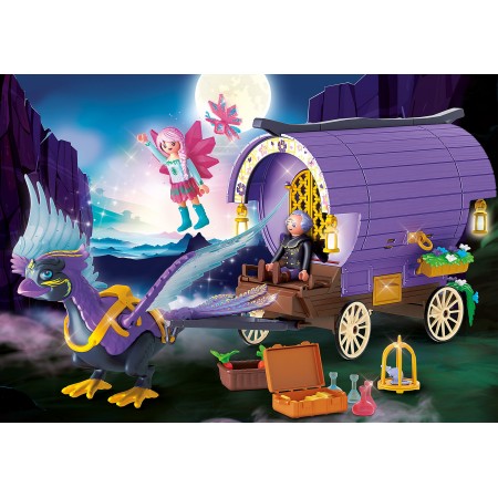 Playmobil ayuma carruaje de hada con phoenix