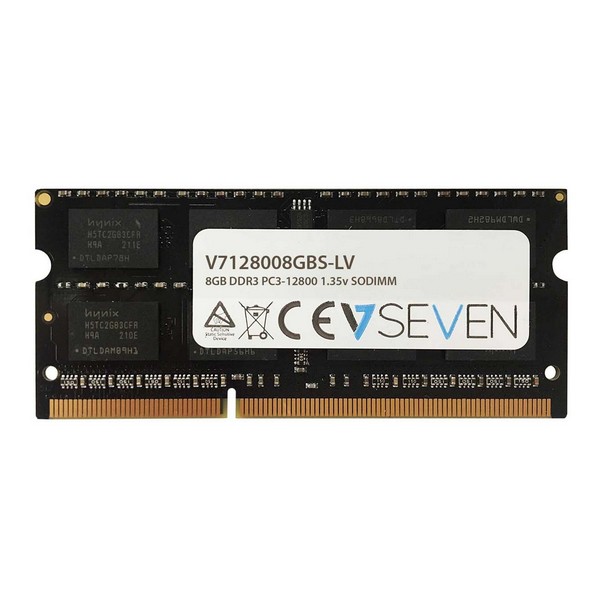 Memoria ram v7 sodimm 8gb ddr3 1600 mhz  pc3 - 12800