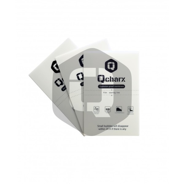 Laminas de proteccion frontales qcharx hidrogel resistencia qx qx1 50 unidades