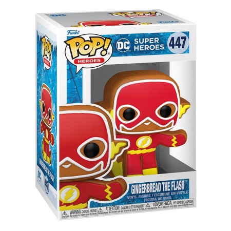 Funko pop dc comics navidad galleta jengibre the flash 64323